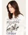 Image #2 - Coors Women's Rhinestone Logo Crew Neck Sweatshirt, White, hi-res