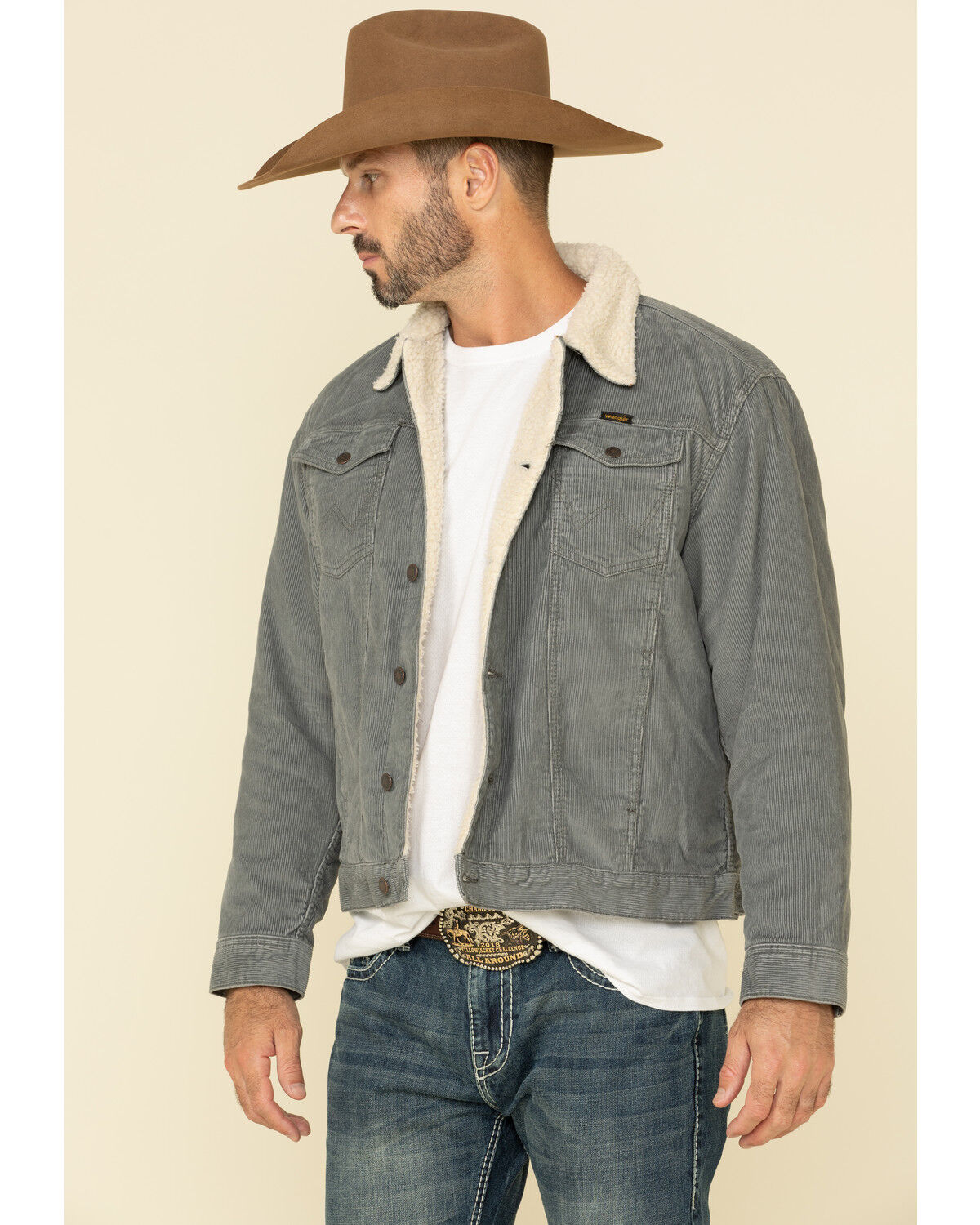 corduroy sherpa lined jacket