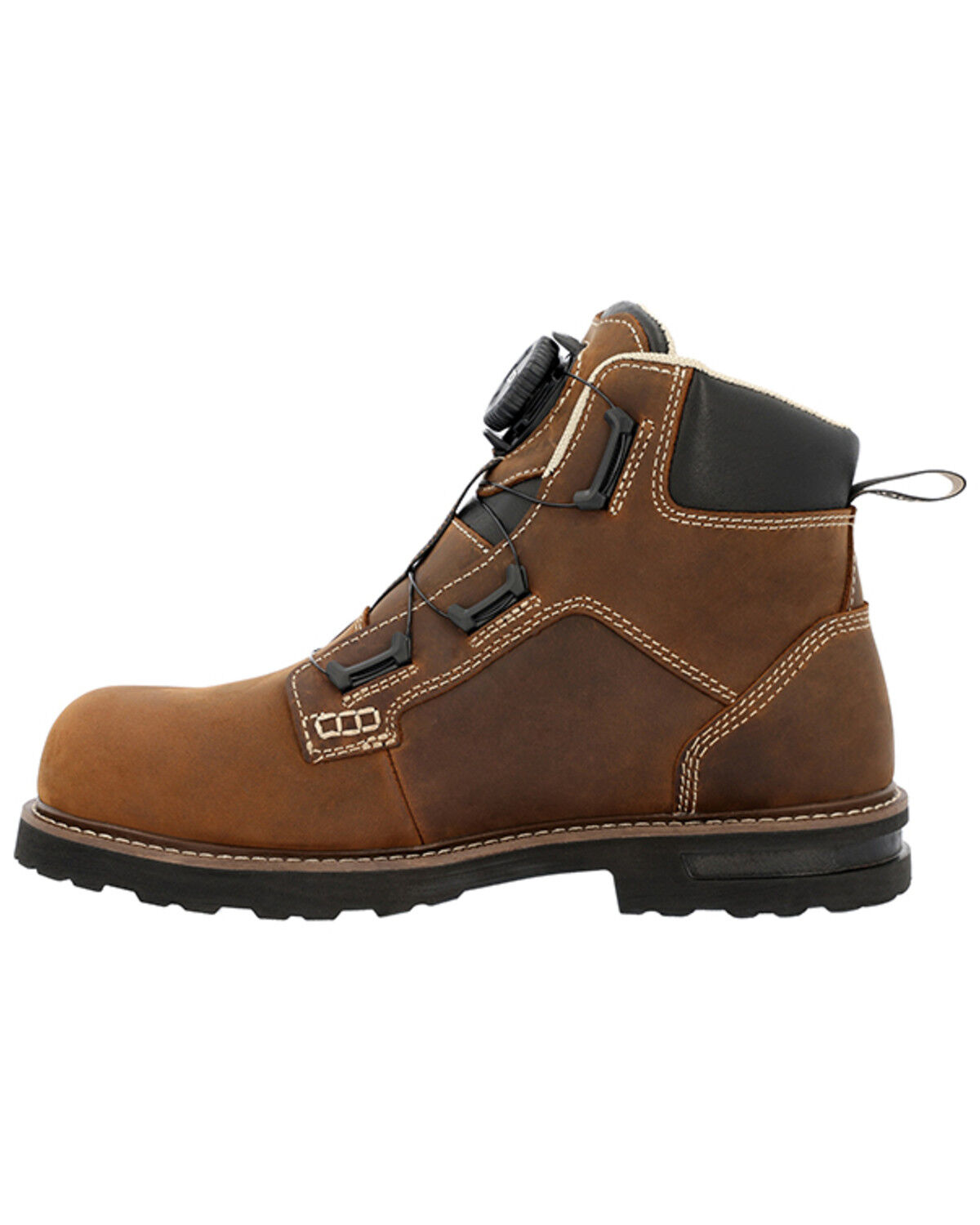 Image #3 - Rocky Men's Grindstone XTR BOA® Work Boots - Composite Toe, Russett, hi-res