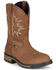 Image #1 - Tony Lama Men's Boom Saddle Cowhide Pull On Western Work Boots - Composite Toe, Tan, hi-res