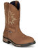 Image #1 - Tony Lama Men's Boom Saddle Cowhide Pull On Western Work Boots - Composite Toe , Tan, hi-res