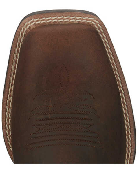 Image #6 - Justin Men's Muley Performance Western Boots - Broad Square Toe , Brown, hi-res