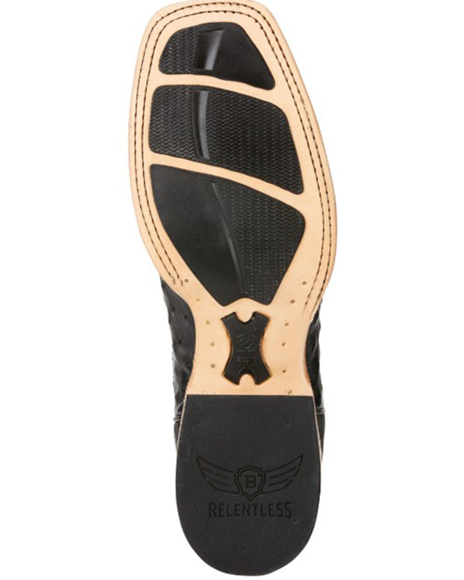 Ariat Men s Relentless All Around Exotic Ostrich Western Boots Broad Square Toe Sheplers