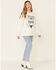 Recycled Karma Women's White Coors Rodeo Graphic Long Sleeve Top, White, hi-res
