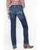 Image #3 - Ariat Women's Mid Rise Icon Stackable Straight Leg Jeans, Indigo, hi-res