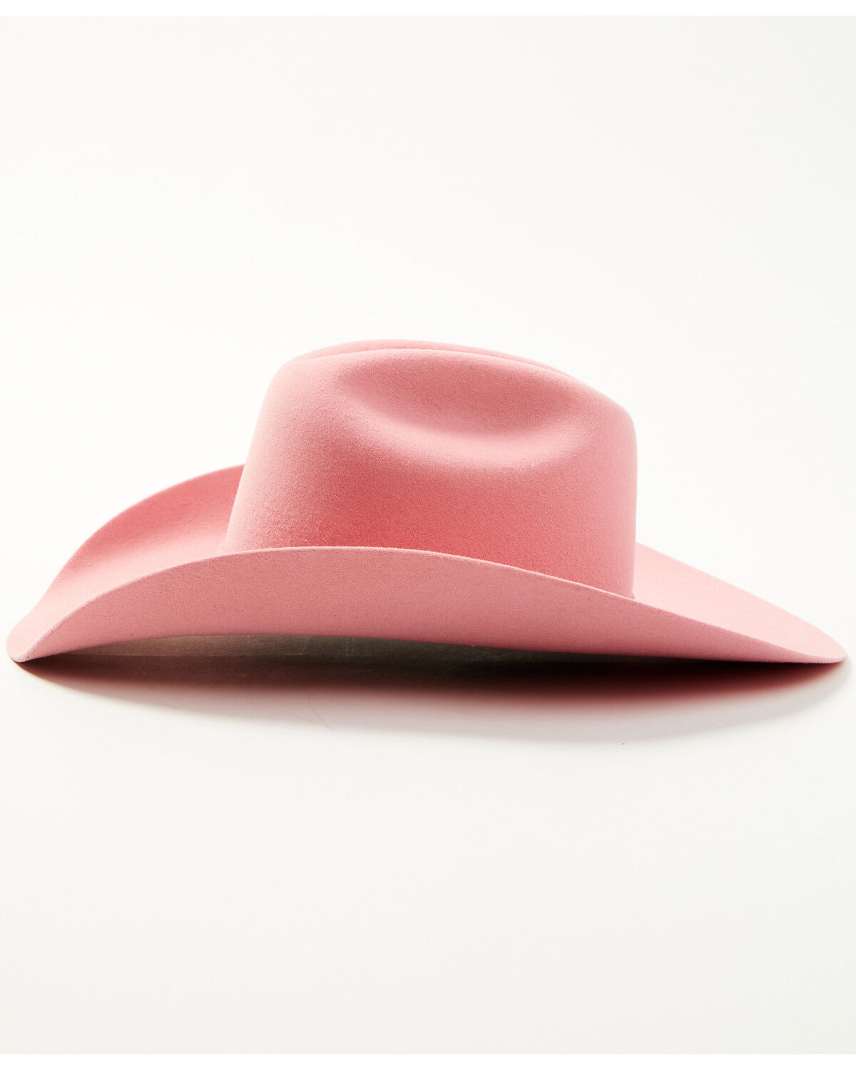 Image #3 - Serratelli Cattleman Wool Cowboy Hat, Pink, hi-res