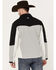 Image #4 - Hooey Men's Color Block Southwestern Print Softshell Jacket, Charcoal, hi-res