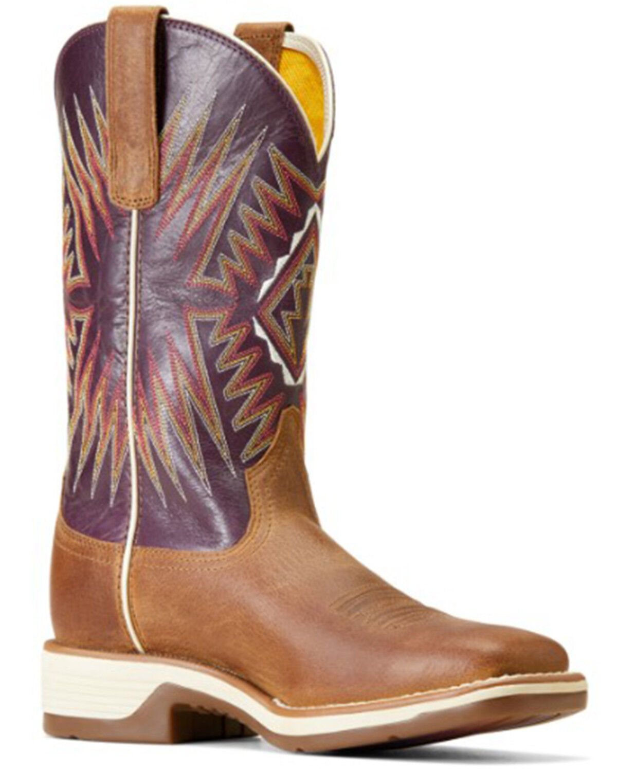 Image #1 - Ariat Women's Ridgeback Western Performance Boots - Broad Square Toe, Brown, hi-res