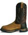 Image #9 - Rocky Men's Branson Roper Work Boots - Soft  Toe, Brown, hi-res
