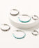 Image #1 - Idyllwind Women's Wynbrook Hoop Earring Set - 3 Piece, Silver, hi-res