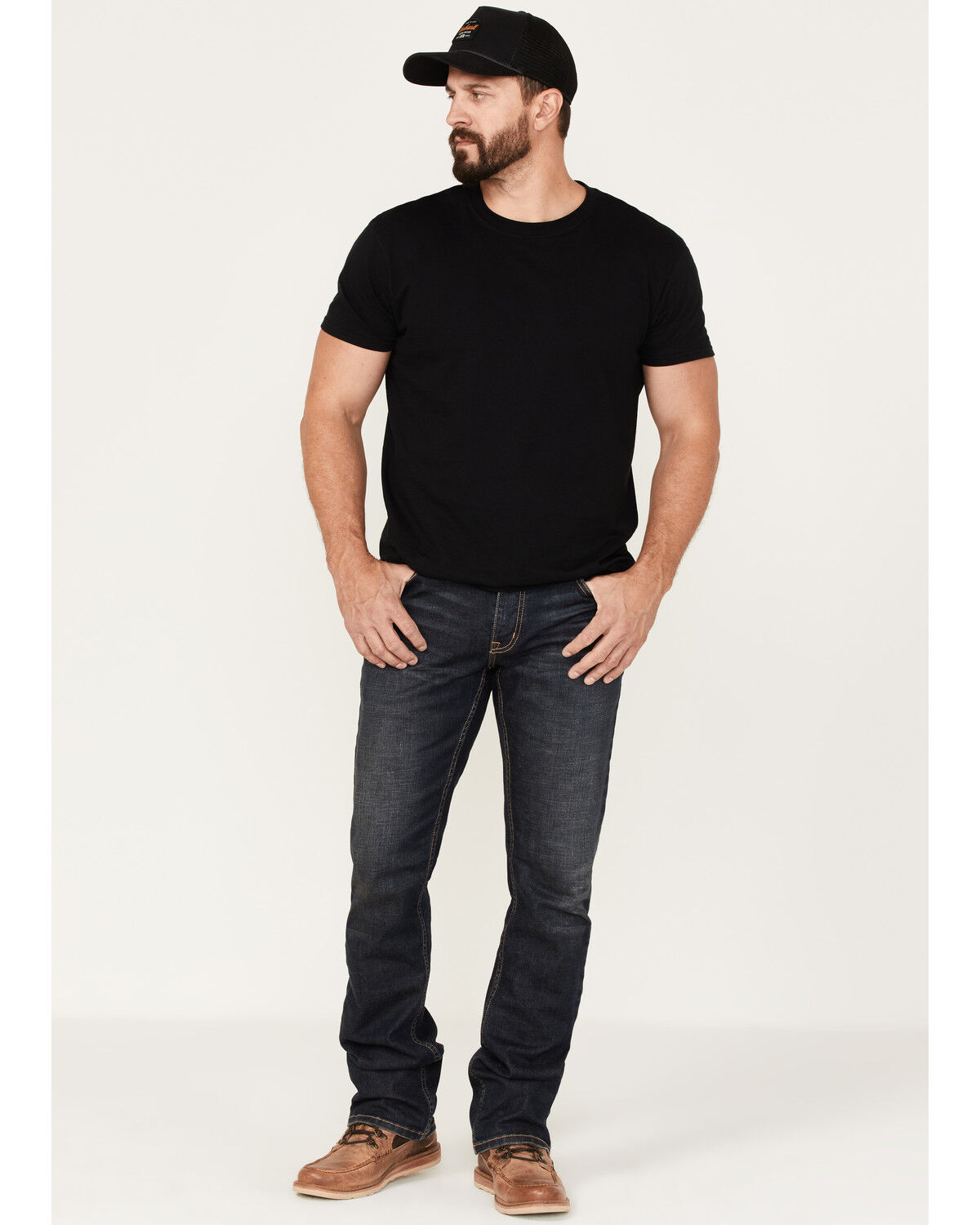 Image #1 - Moonshine Spirit Men's Distill Dark Wash Slim Straight Jeans, , hi-res