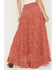 Image #4 - Wild Moss Women's Western Conversation Print High-Low Skirt, Rust Copper, hi-res