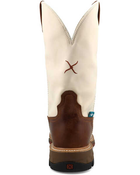 Image #5 - Twisted X Men's 12" Western Work Boots - Nano Toe, Tan, hi-res
