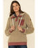 Image #1 - Wanakome Women's Fay Snap Neck Sherpa Hooded Pullover, Tan, hi-res