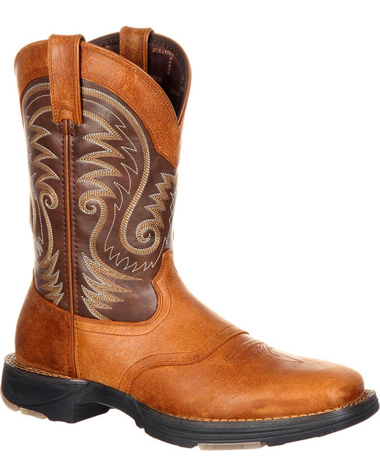 Durango Men's Brown Ultralite Western Saddle Boots Square Toe Sheplers