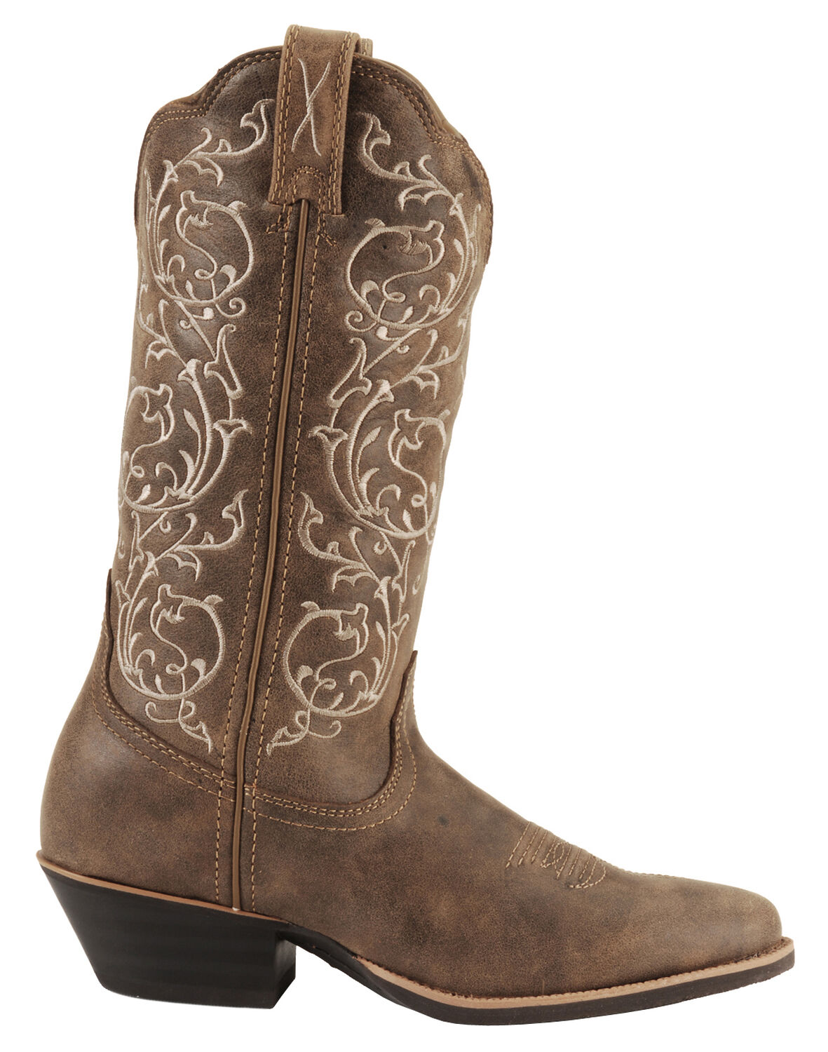 Image #2 - Twisted X Women's Fancy Stitched Western Performance Boots - Round Toe, Bomber, hi-res
