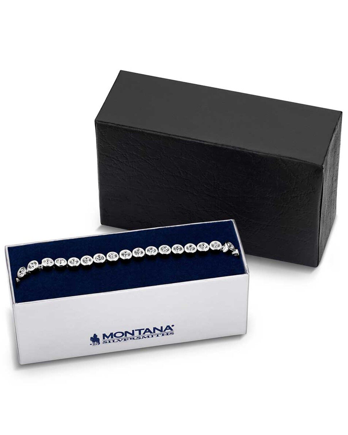 Image #3 - Montana Silversmiths Women's Starry Night Crystal Bracelet, Silver, hi-res
