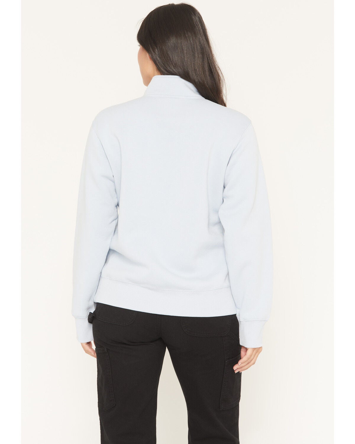 Image #4 - Ariat Women's Rebar Lightweight 1/2 Zip Pullover, Blue, hi-res