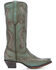 Image #2 - Corral Women's Studded Tall Western Boots - Snip Toe, Turquoise, hi-res