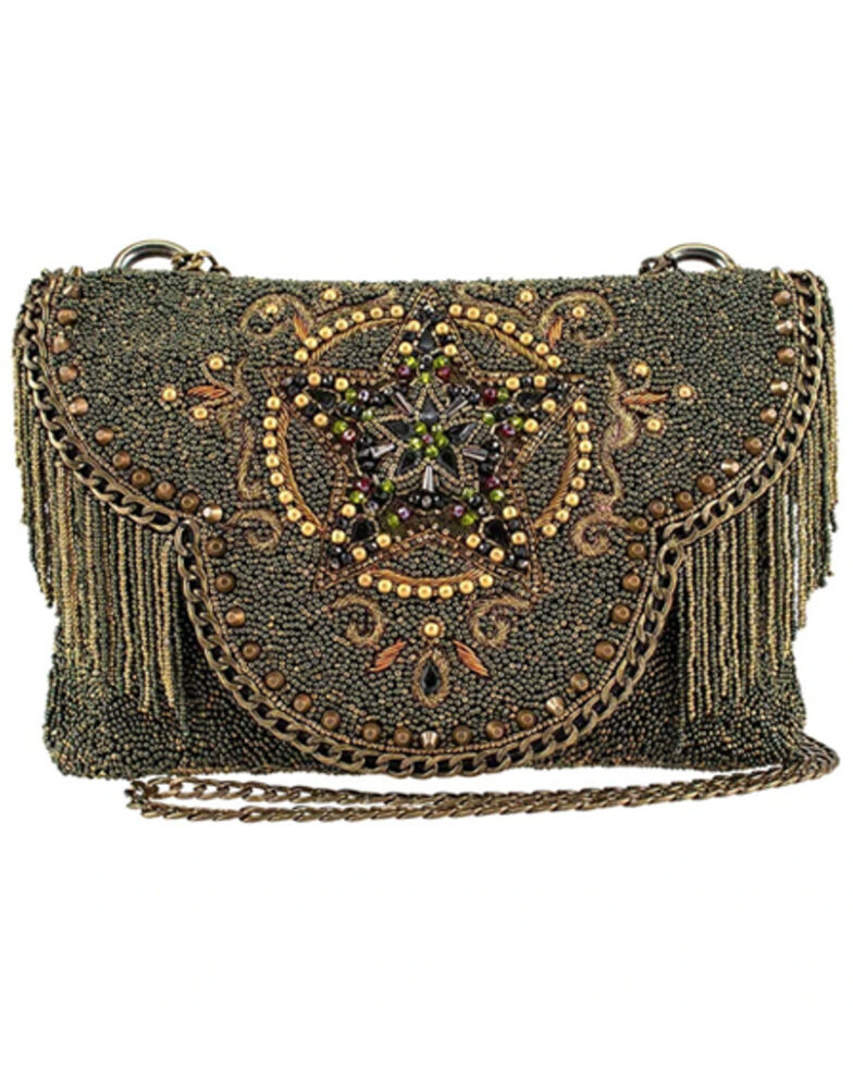Mary Frances Women's Out West Crossbody Bag, Bronze, hi-res