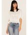 Image #1 - Free People Women's Fall In Love Tee, Ivory, hi-res