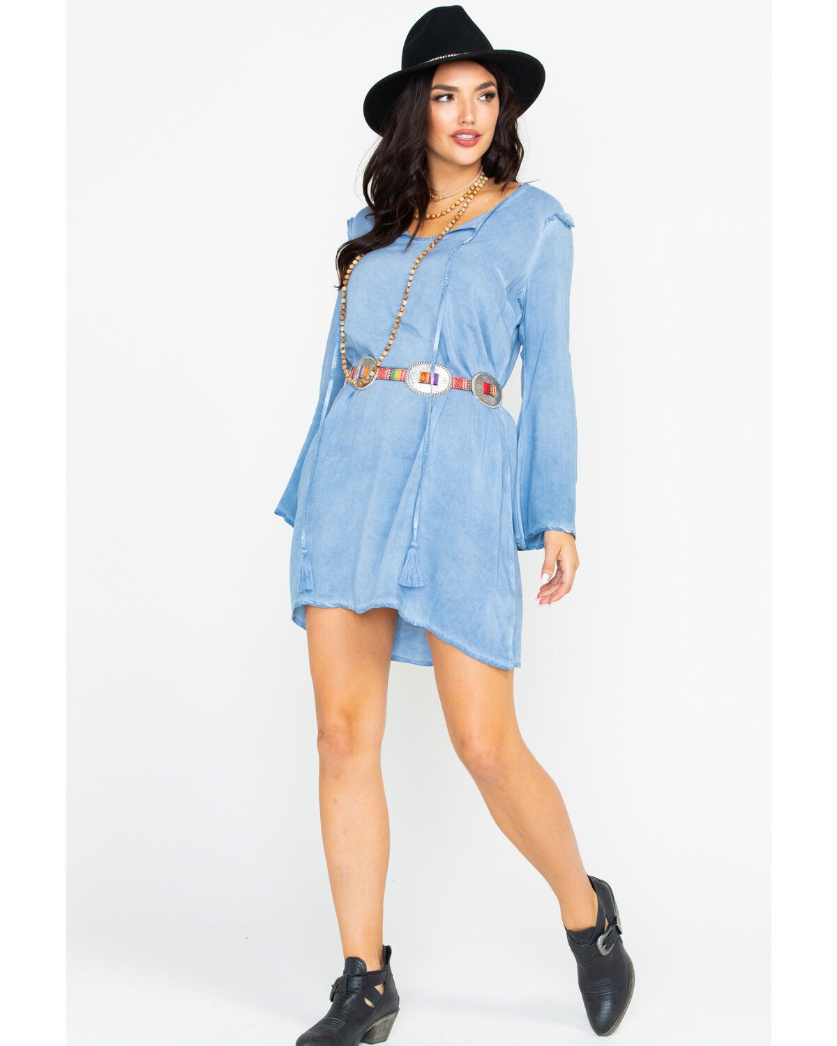 western tunic dress