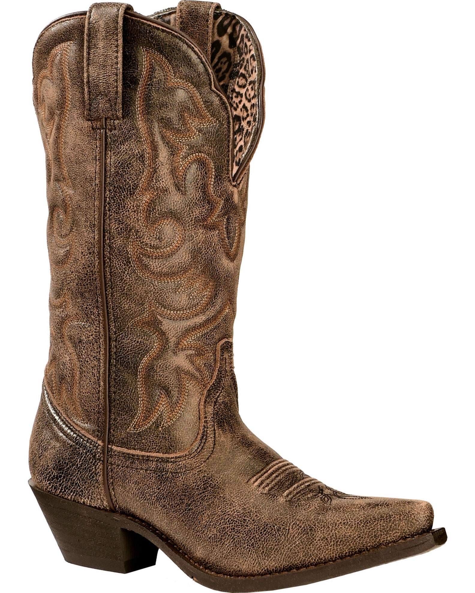 Laredo Women s Access Western Boots Extended Calf Sizes Snip Toe Sheplers