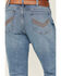 Image #4 - Wrangler 20X Men's Monarch Light Wash Slim Straight Stretch Denim Jeans, Light Wash, hi-res