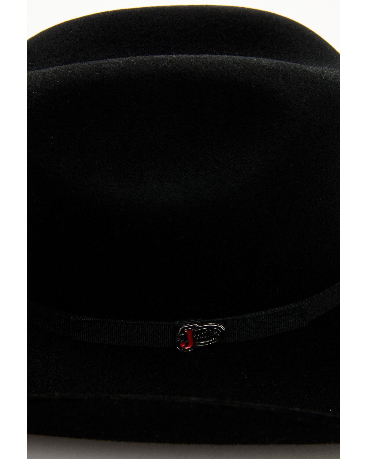 Image #2 - Justin Montana 3X Felt Cowboy Hat, Black, hi-res