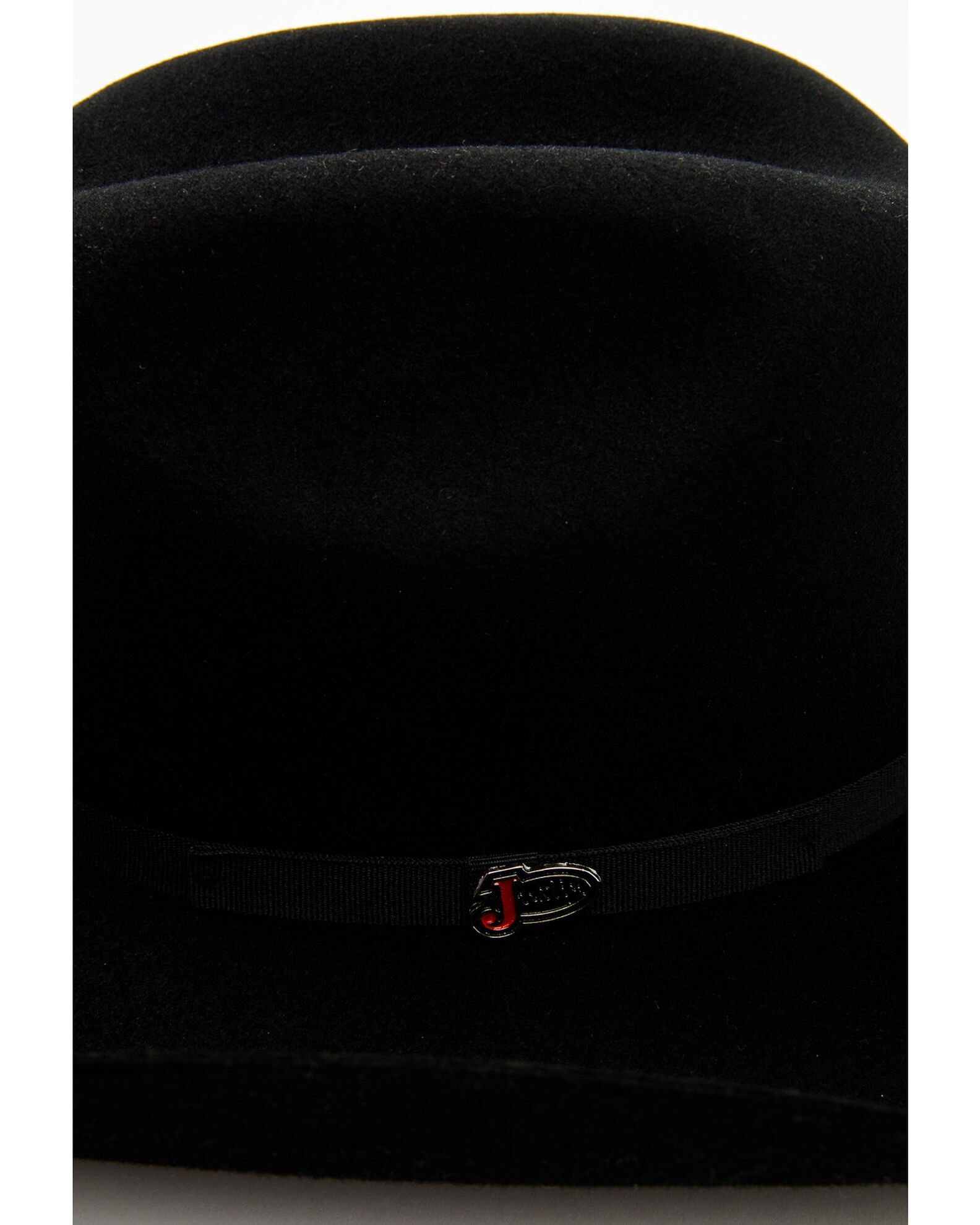 Image #2 - Justin Montana 3X Felt Cowboy Hat, Black, hi-res
