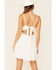 Image #4 - Tempted Women's Crochet Top Mini Dress, White, hi-res