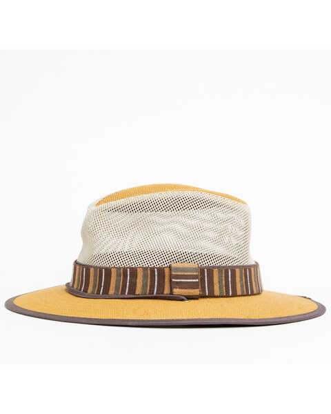 Image #2 - Hawx Men's Vented Jute Sun Work Hat , Tan, hi-res