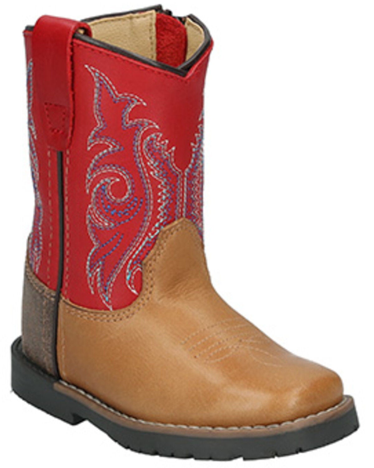 Smoky Mountain Toddler Boys' Autry Western Boots - Square Toe, Tan, hi-res