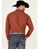 Image #4 - Ariat Men's Samson Geo Print Long Sleeve Button-Down Western Shirt, Rust Copper, hi-res