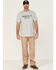 Image #2 - Hawx Men's Camo Logo Graphic Work T-Shirt , Light Grey, hi-res