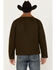 Image #4 - Pendleton Men's Carson City Solid Canvas Lined Zip-Up Jacket, Olive, hi-res