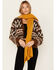 Image #1 - Free People Women's Ripple Recycled Blend Blanket Scarf, Gold, hi-res