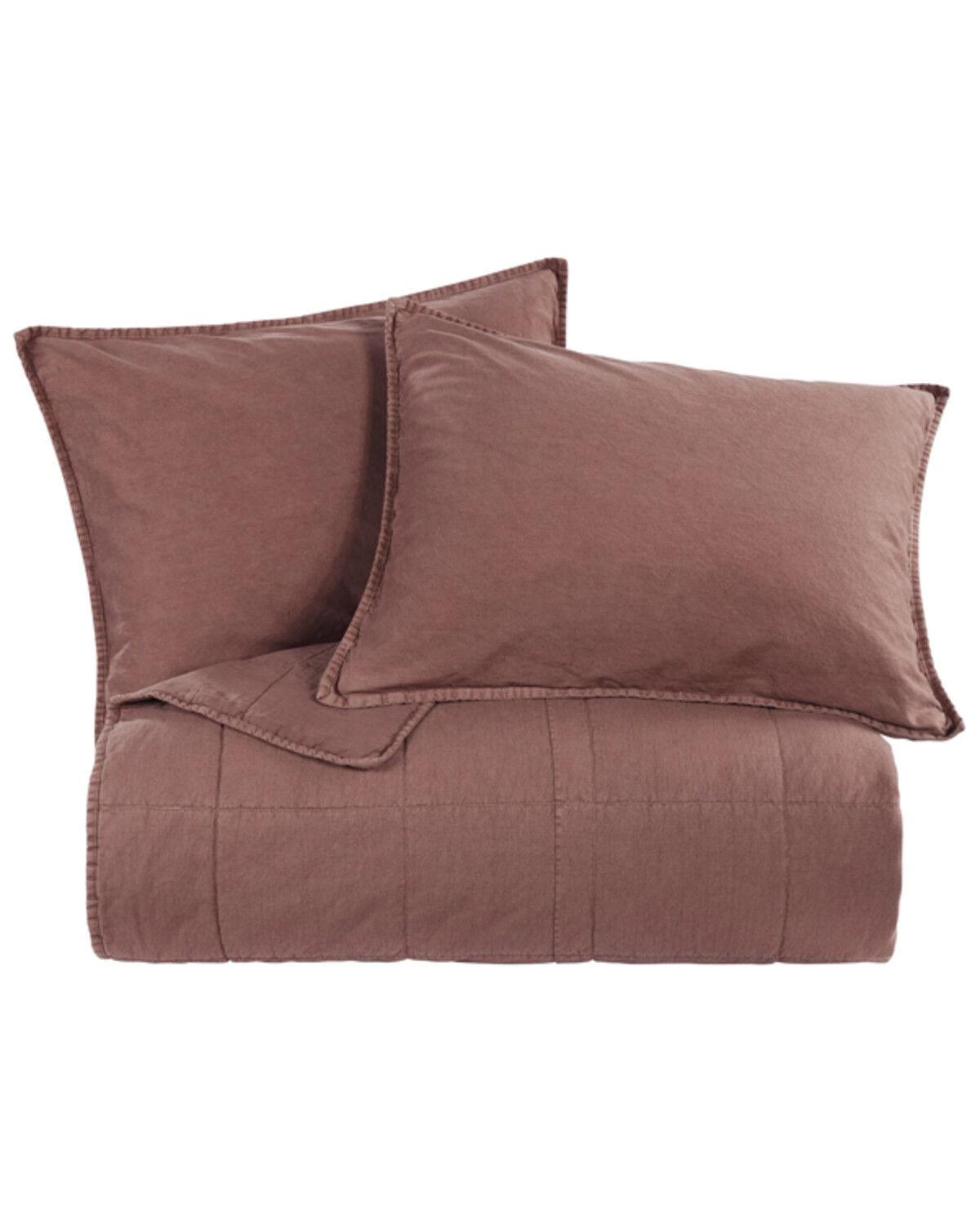 Image #2 - HiEnd Accents Sarsaparilla Stonewashed Cotton Canvas Full/Queen Coverlet Set, No Color, hi-res