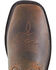 Image #6 - Wolverine Men's Rancher Wellington Work Boots - Broad Square Toe, Dark Brown, hi-res