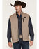 Image #1 - Cinch Men's Printed Concealed Carry Softshell Vest, Khaki, hi-res