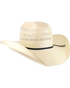 Resistol Men's 20X Chase Straw Cowboy Hat, Natural, hi-res