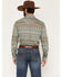 Image #4 - Cody James Men's Woodward Southwestern Long Sleeve Snap Western Shirt, Brown, hi-res