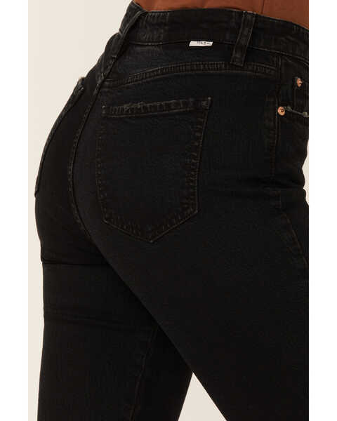 Image #4 - Daze Women's Black Daily Driver Crop High Rise Denim Jeans, Black, hi-res