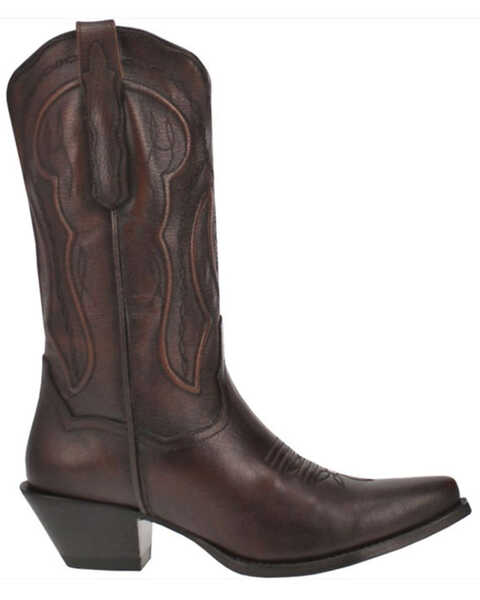 Image #2 - Dan Post Women's Mataya Western Boots - Snip Toe, Brown, hi-res
