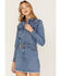 Image #2 - Idyllwind Women's Delaney Medium Wash Belted Western Denim Mini Dress, , hi-res