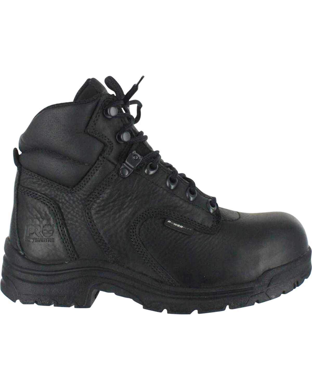 Image #3 - Timberland PRO Women's TITAN 6" Work Boots - Composite Toe, Black, hi-res