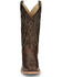 Image #4 - Justin Women's Mayberry Umber Western Boots - Square Toe, Dark Brown, hi-res