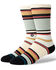Image #1 - Stance Men's Mike Crew Socks, Blue, hi-res