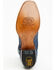 Image #7 - Dan Post Men's 11" Exotic Ostrich Leg Western Boots - Square Toe , Blue, hi-res