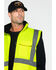 Image #3 - Hawx Men's Reversible Reflective Work Vest, Yellow, hi-res